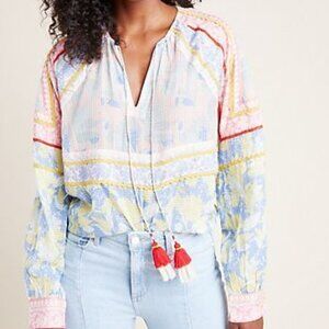 Anthropologie Aurelia Peasant Blouse